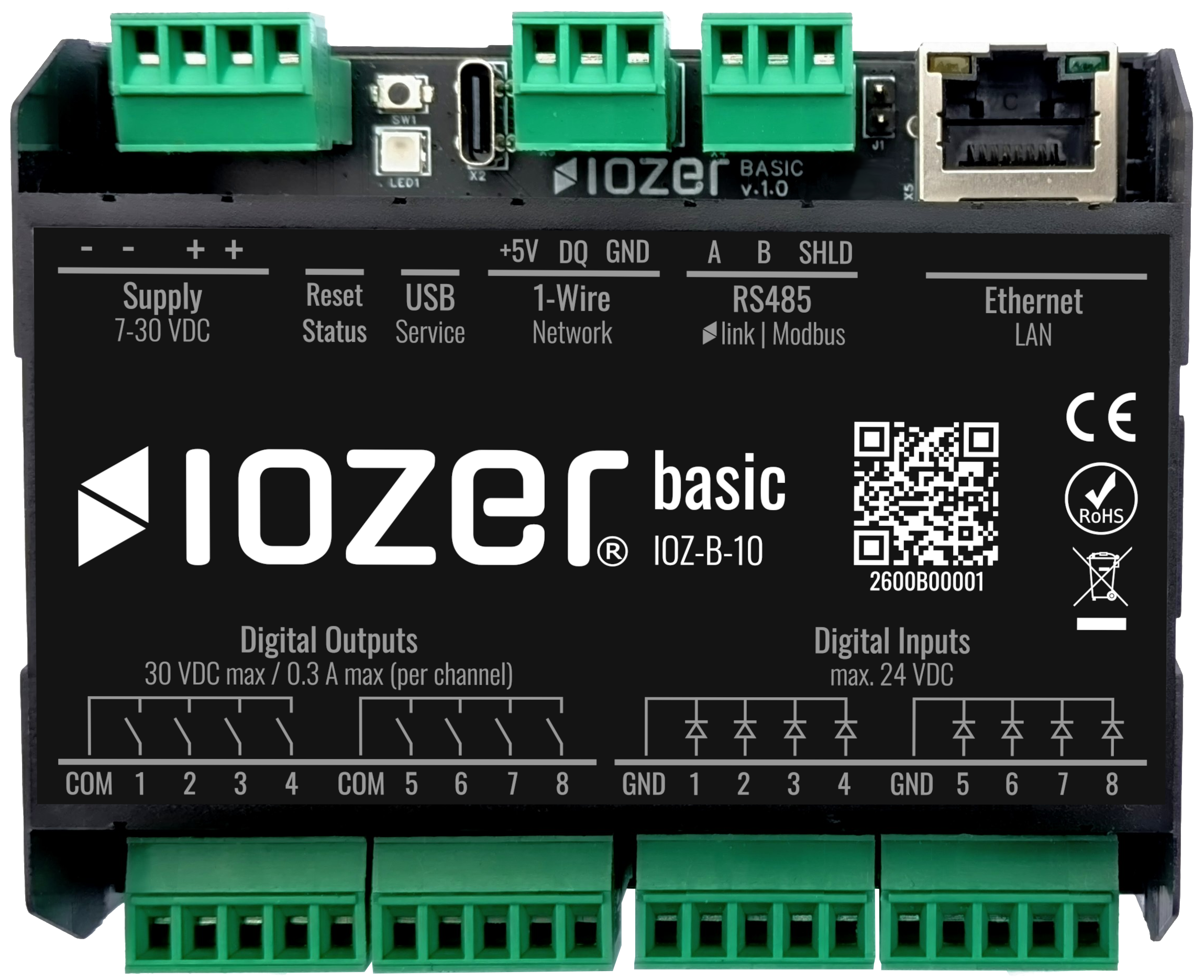 IOZER automation device by ROCOON with industrial inputs and outputs
